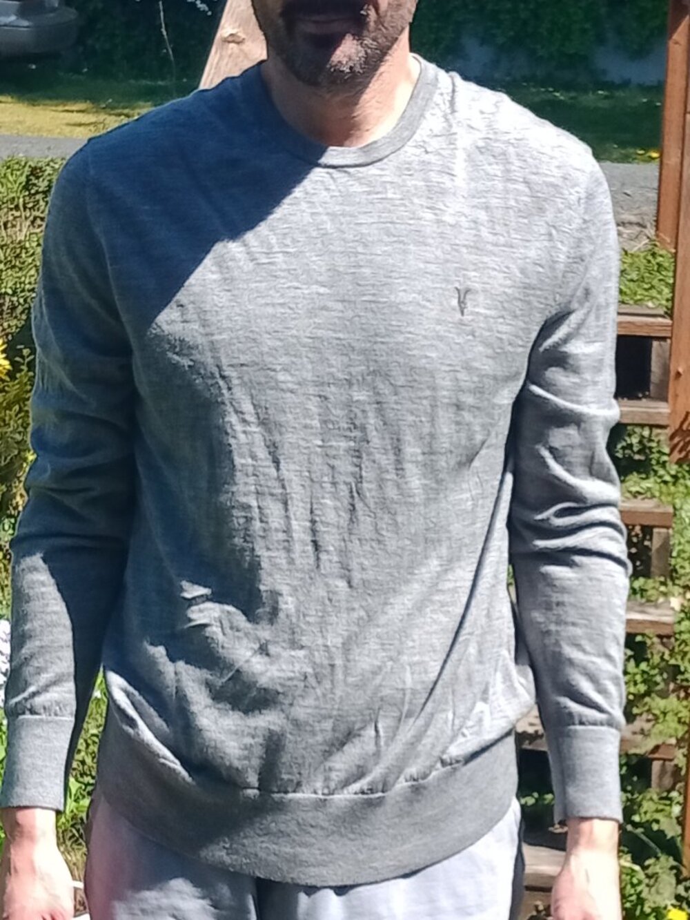 AllSaints Mode Merino Crewneck Sweater XXL